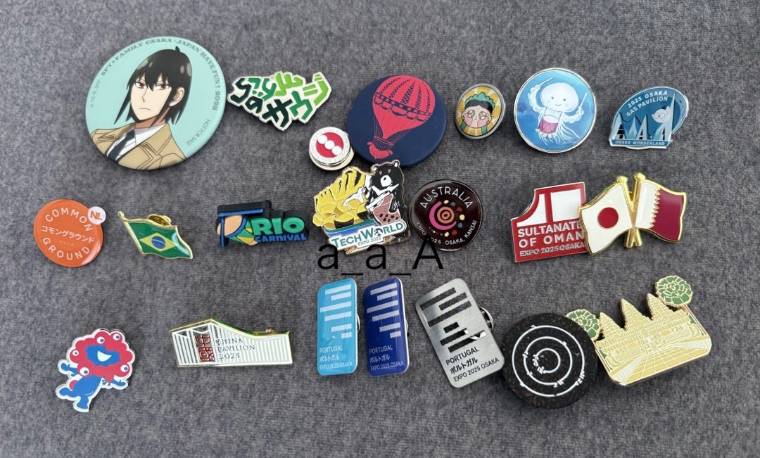 関西万博 4回目 ミャクミャク フランスパビリオン ピンバッジ 飯田