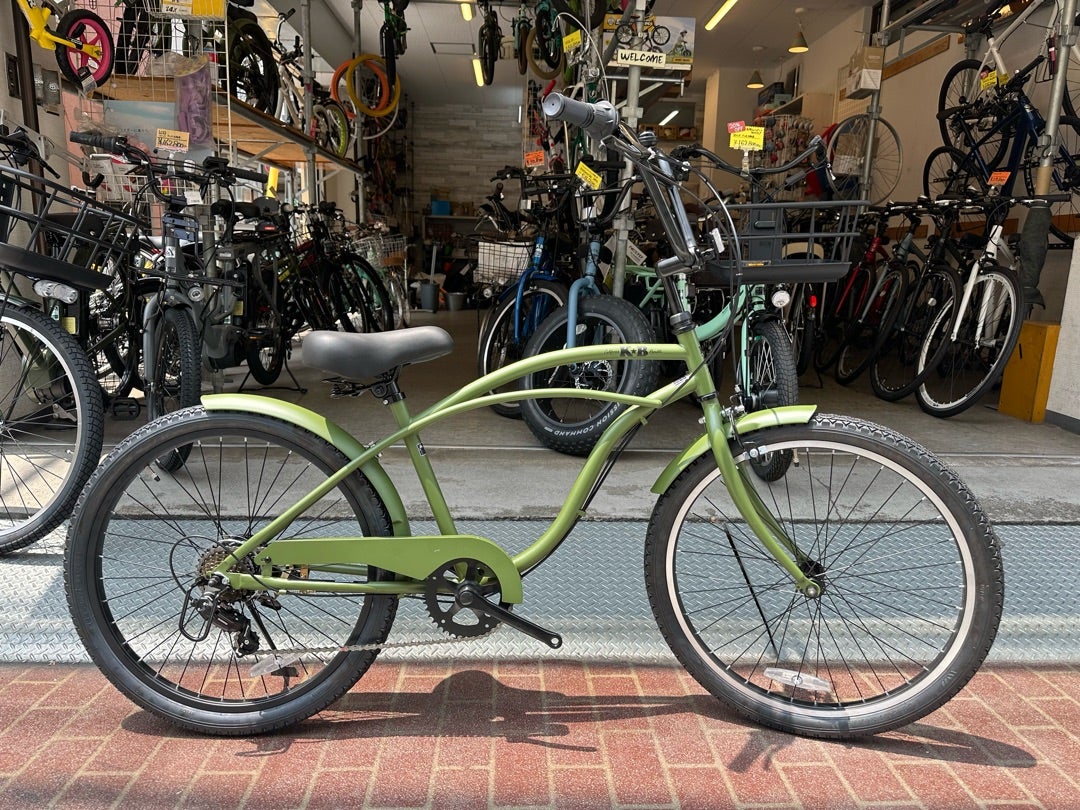 街乗りビーチクルーザー KB | 自転車屋パーシモンのブログ