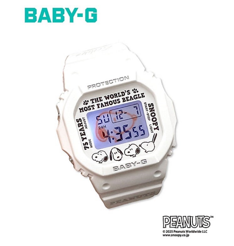 75周年 BABY-G✖️SNOOPY | 夏眠する女