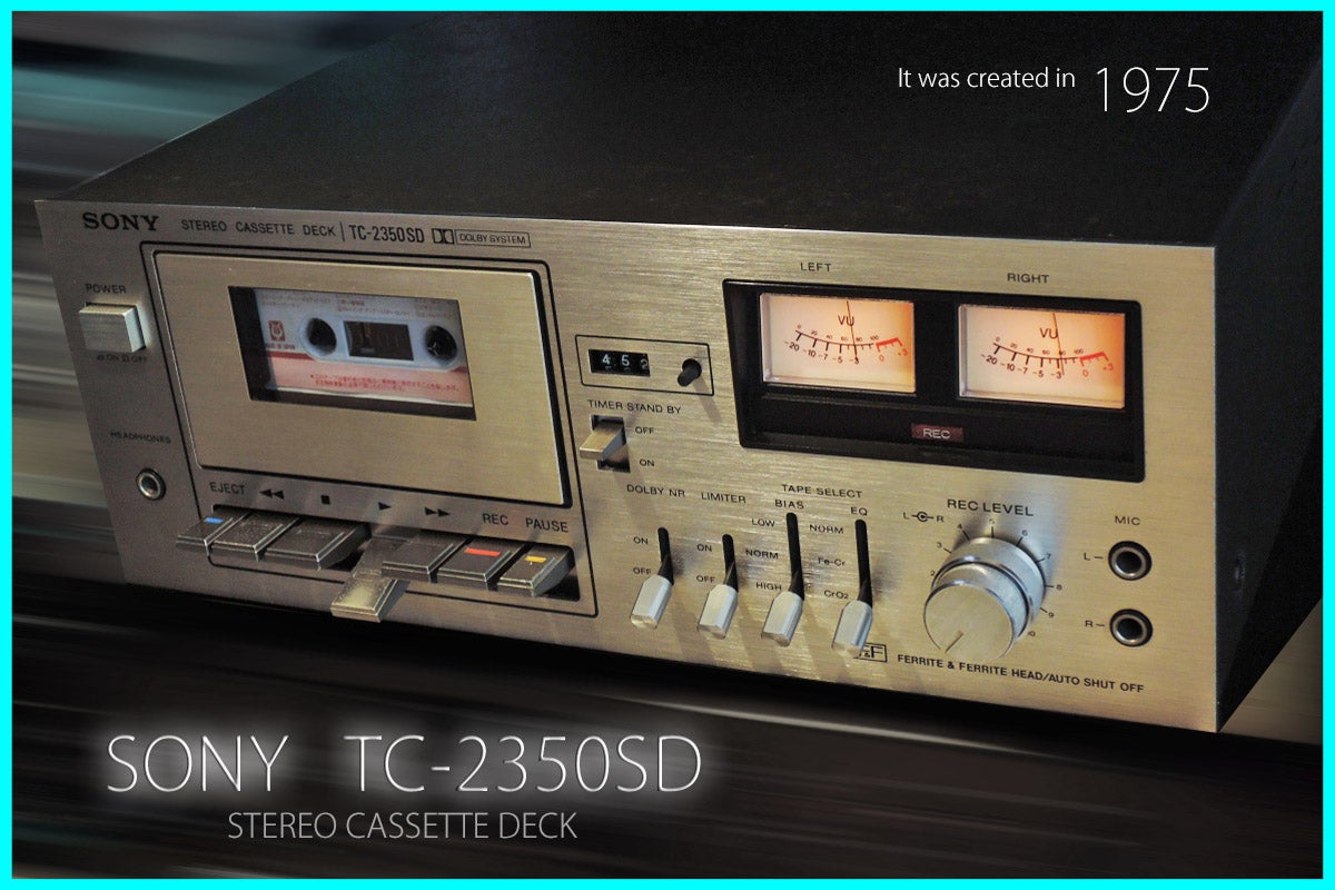 ソニー・カセットデッキ「TC-2350SD」分解修理・レビュー | ヨッシー