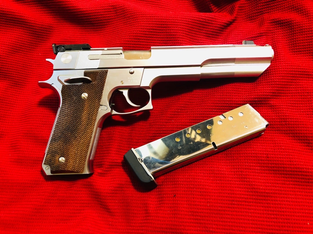 MGC ガスガン S＆W M645ピンポインターのマガジンを入手。v