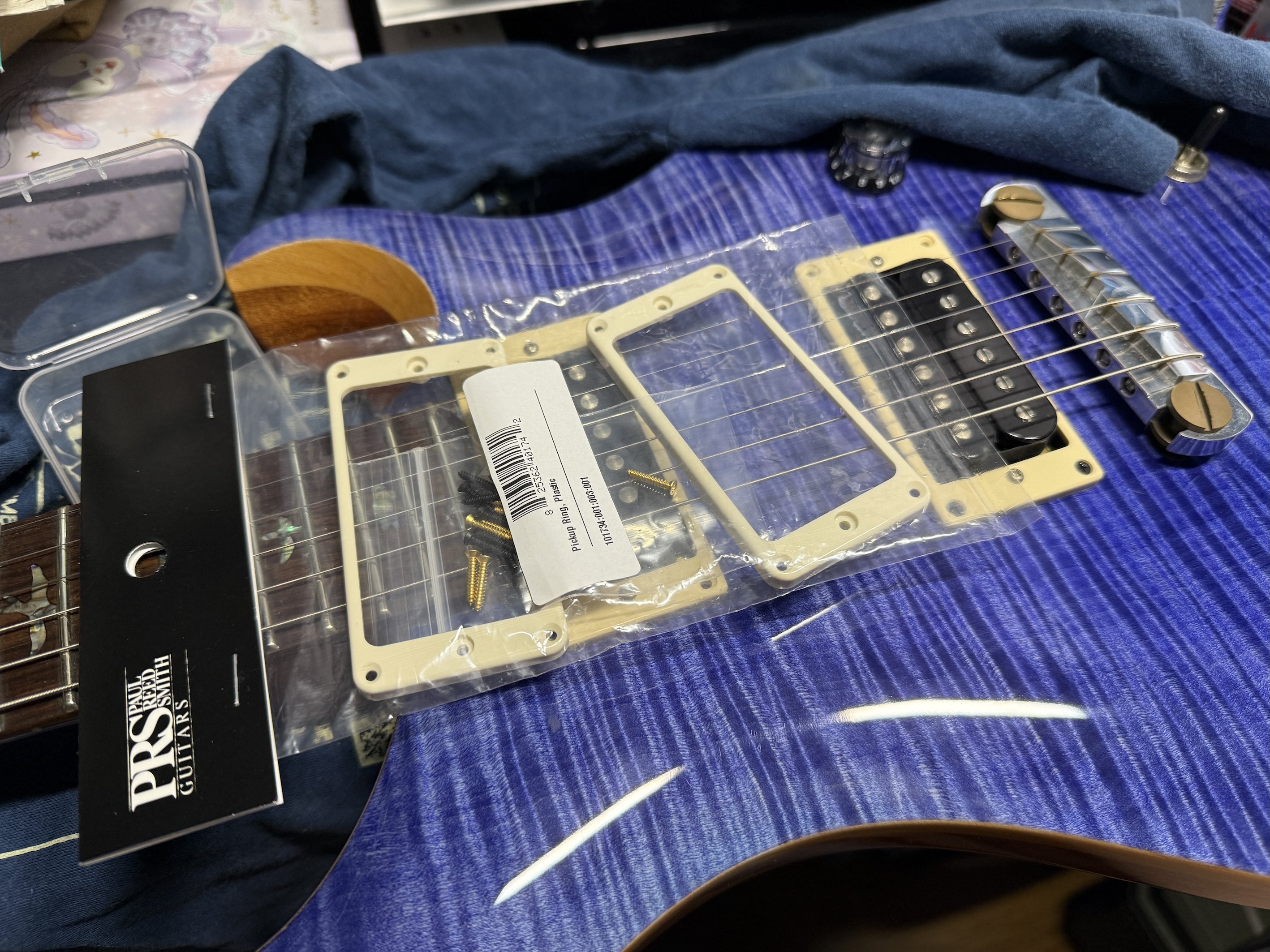 PRS SE Paul`s Guitar ピックアップ・リング純正に交換 | まっくの