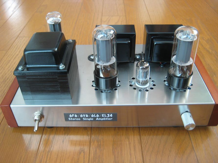 6F6/6V6/6L6/EL34/KT-66等コンパチブル・シングル・アンプの製作（改造
