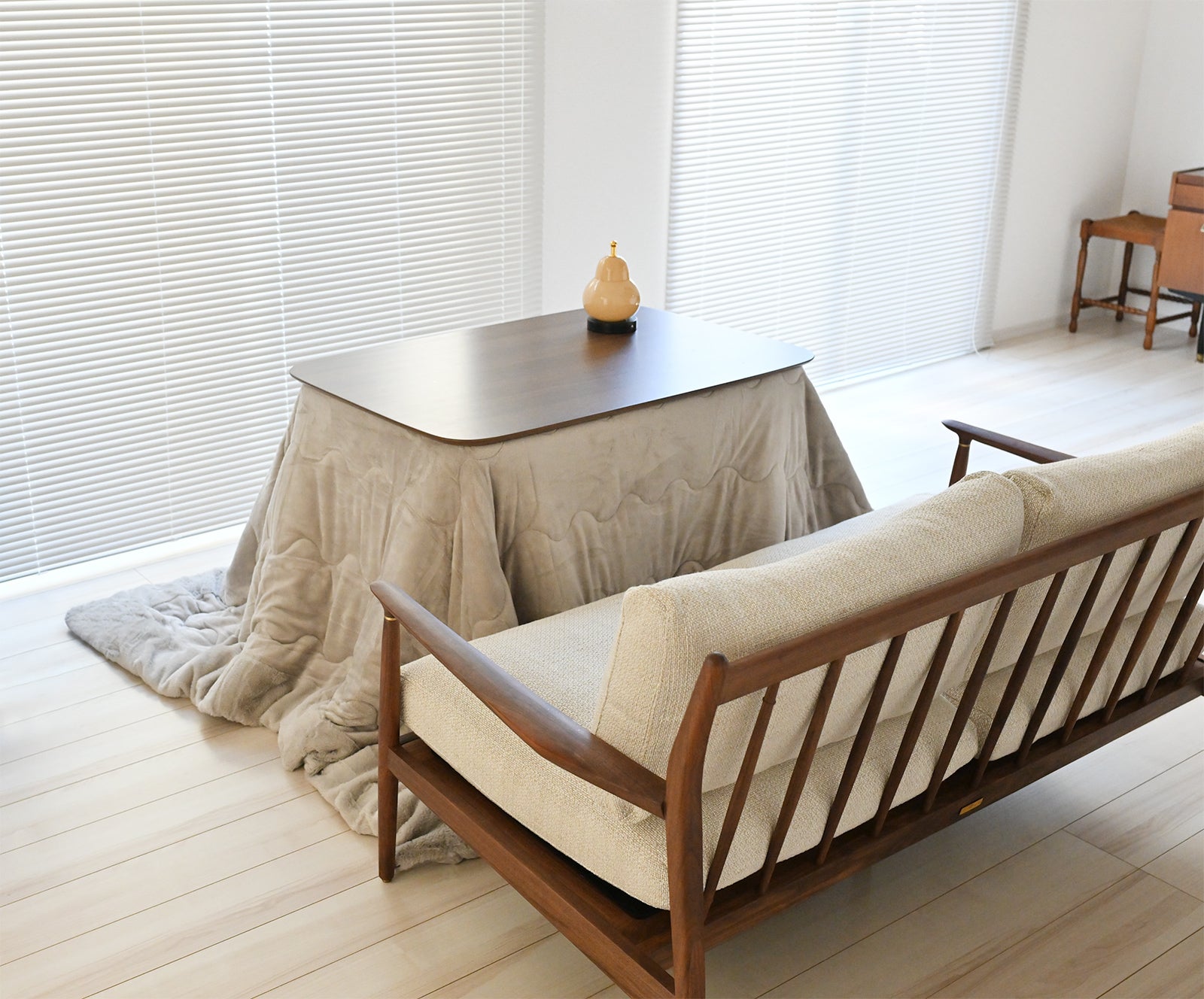 ニトリ】年中使えて高さ調節も可能！こたつテーブルを買いました