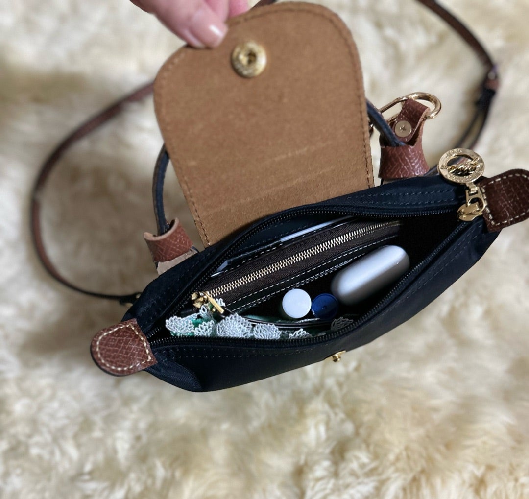 ロンシャン ハンドル付きポーチ | コンサバちゃんのミニマム