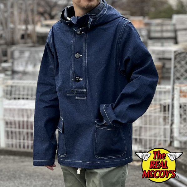 1940年代にアメリカ海軍で使用されていたデニム製のスモックパーカ