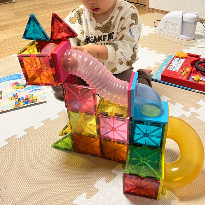 マグネットブロック比較〜マグビルド・ピタゴラス・マグフォーマー｜ど