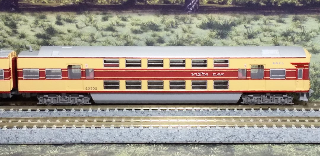 MICROACE 近鉄20100系「あおぞら」号・改造後改良品6両 入線‼️➁(品番