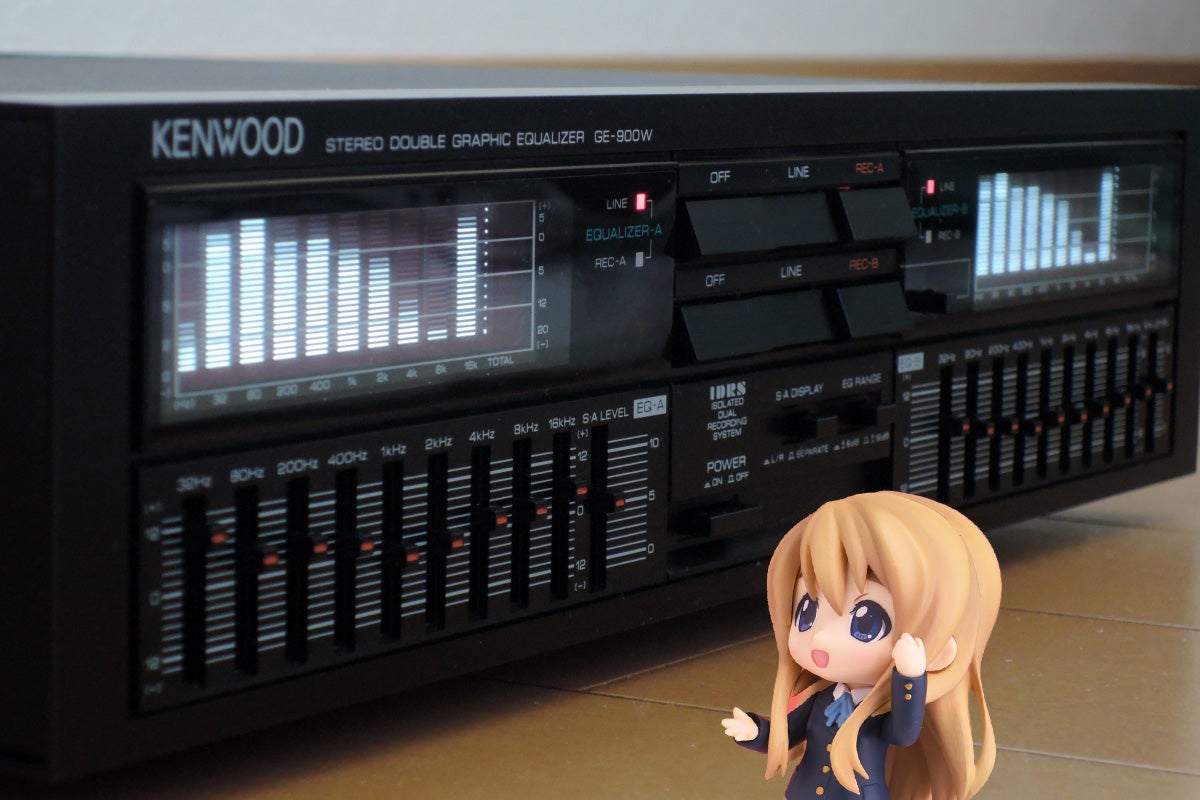 グラフィックイコライザー「KENWOOD GE-900W」の修理・レビュー
