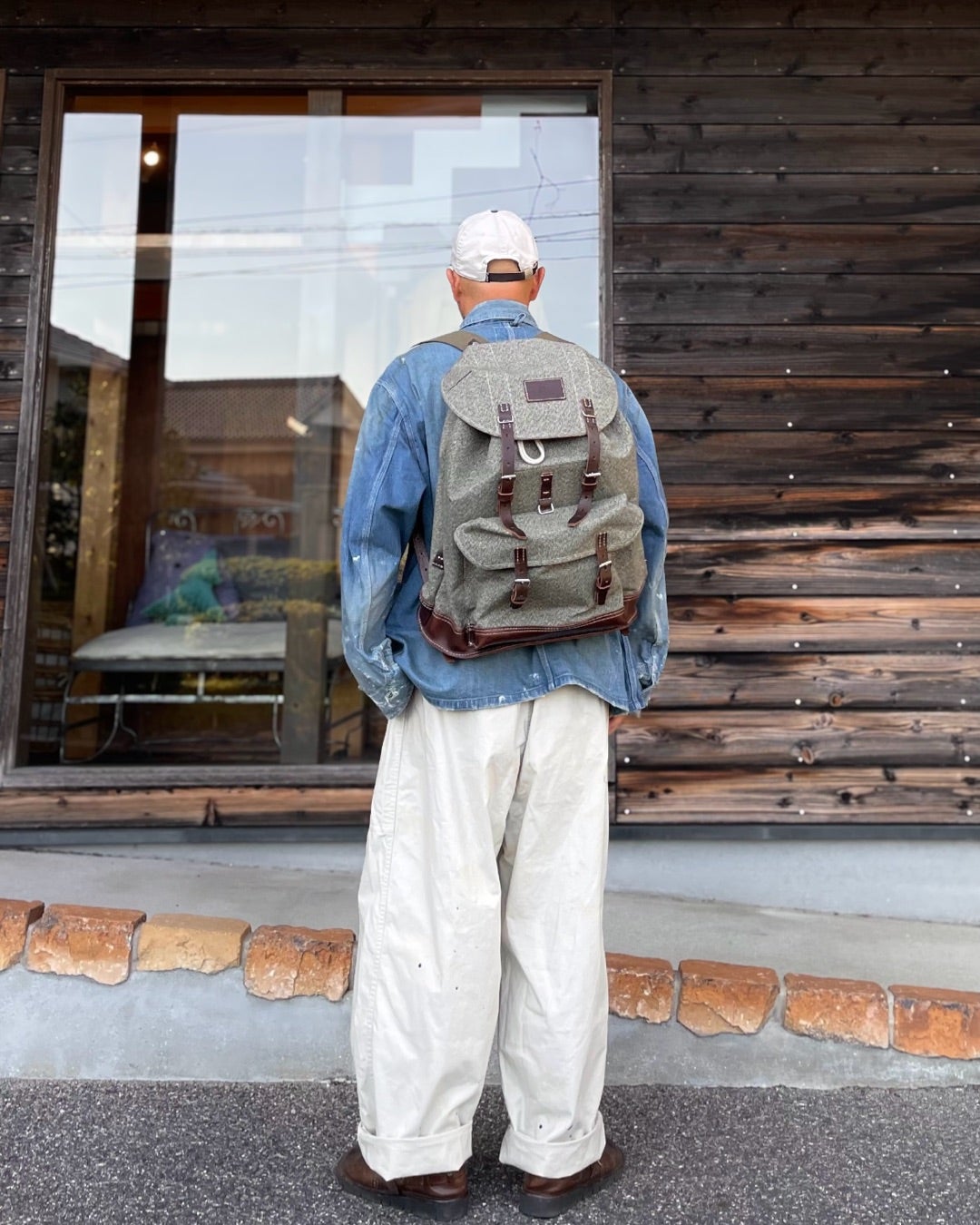 Swiss Army Rucksack Peat Label / Nigel Cabourn 商品詳細｜山口県光