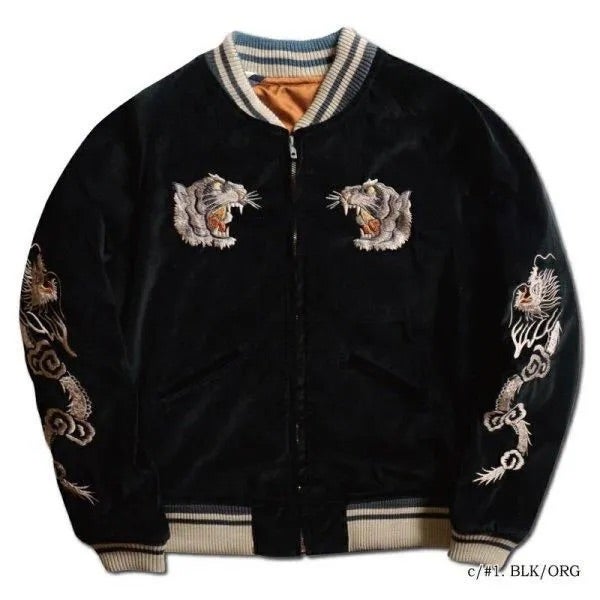 別珍×レーヨンサテンのリバーシブルスカジャンが登場！ | CELLULOID