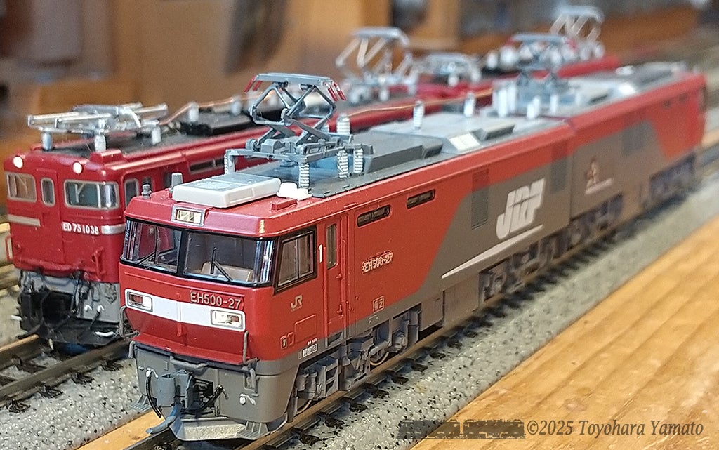 jr貨物EH500形電気機関車(KATO)のトラクションタイヤ増【nゲージ鉄道