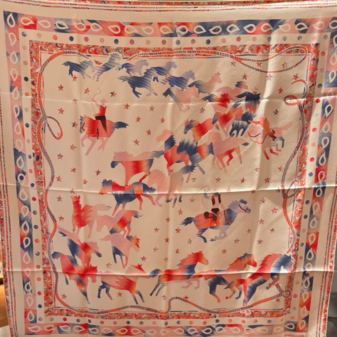 エルメス まさかまさかの京都マーブル カレ90 2025 | ゆきこ：1、2、3、4