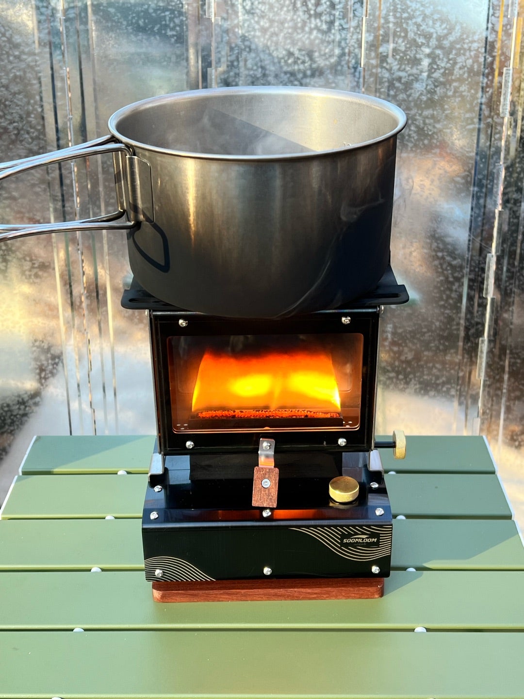 アイロンストーブ 失敗！芯出しすぎた | 山里をTEKUTEKU