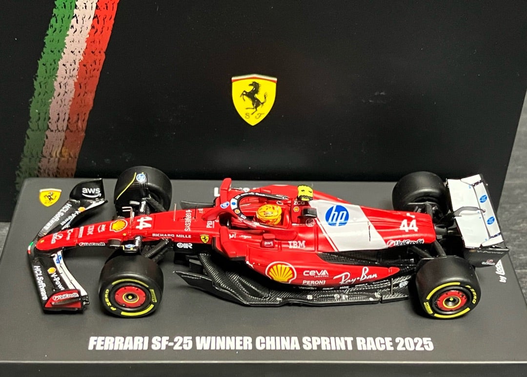 2025 Rd2 中国GPスプリント優勝 【SF-25 #44】L.ハミルトン | エイト