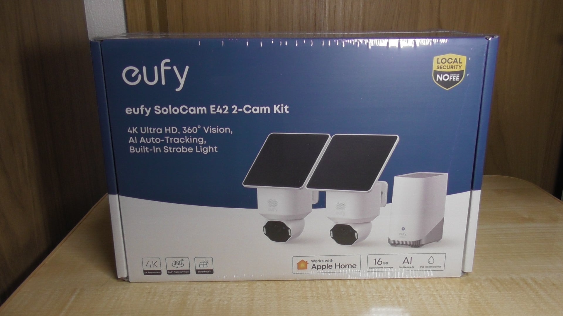 防犯カメラ Anker Eufy SoloCam E42 2-Cam Kit 設定と設置