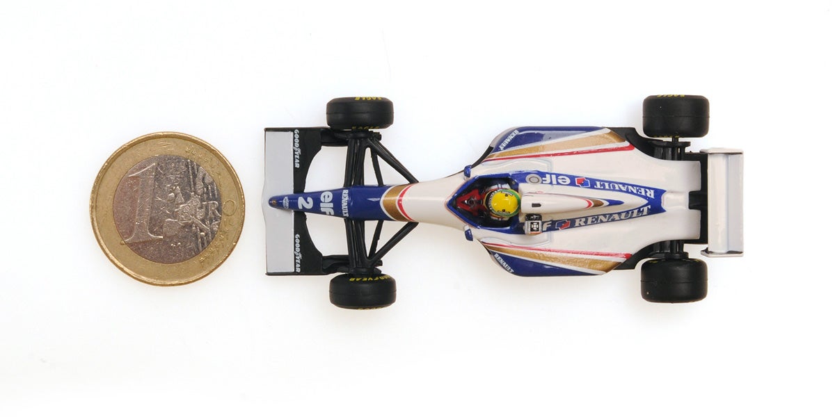 1/64スケール ミニチャンプス製 ウィリアムズ ルノー FW16 アイルトン