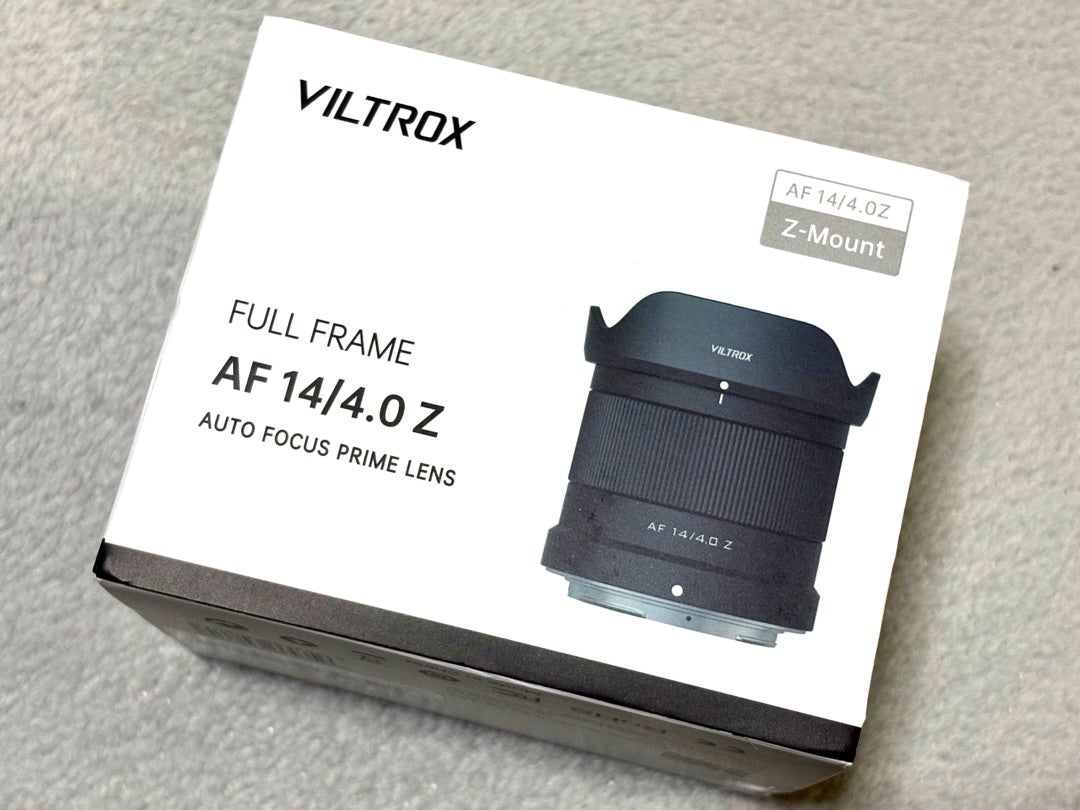 超広角レンズ】VILTROX AF 14mm F4.0 AIR(Zマウント)が届いたよ