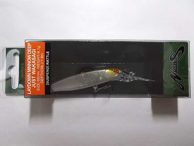 レイダウンミノー ディープ ジャストワカサギ（ノリーズ）が入荷しま