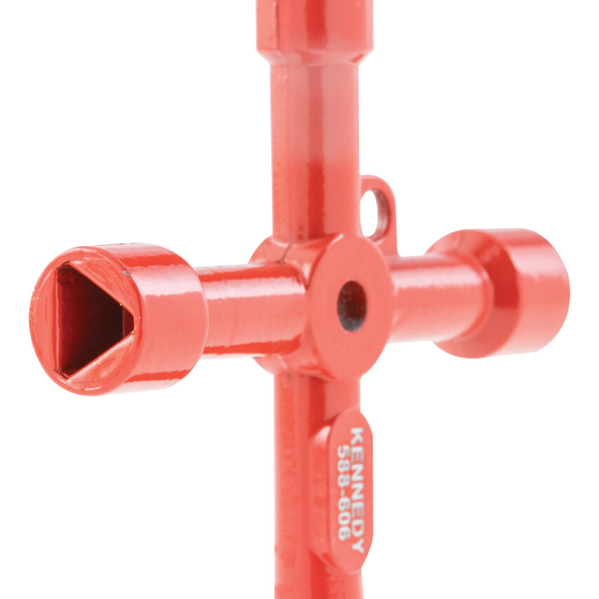 4‑Way Radiator / Meter Key | Multi‑Purpose Key | Cromwell Tools