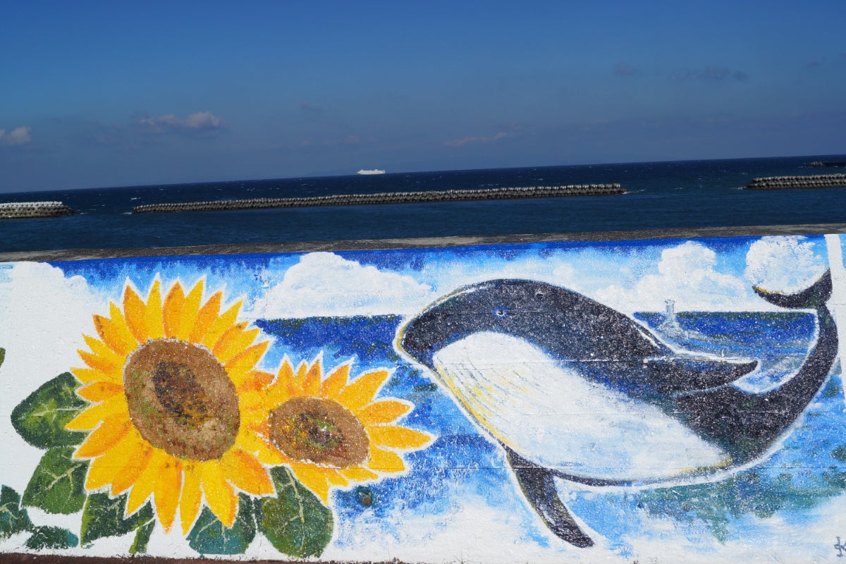 徳島・防潮堤がキャンバス】2.8km壁画に描く、みんなの“未来への一筆