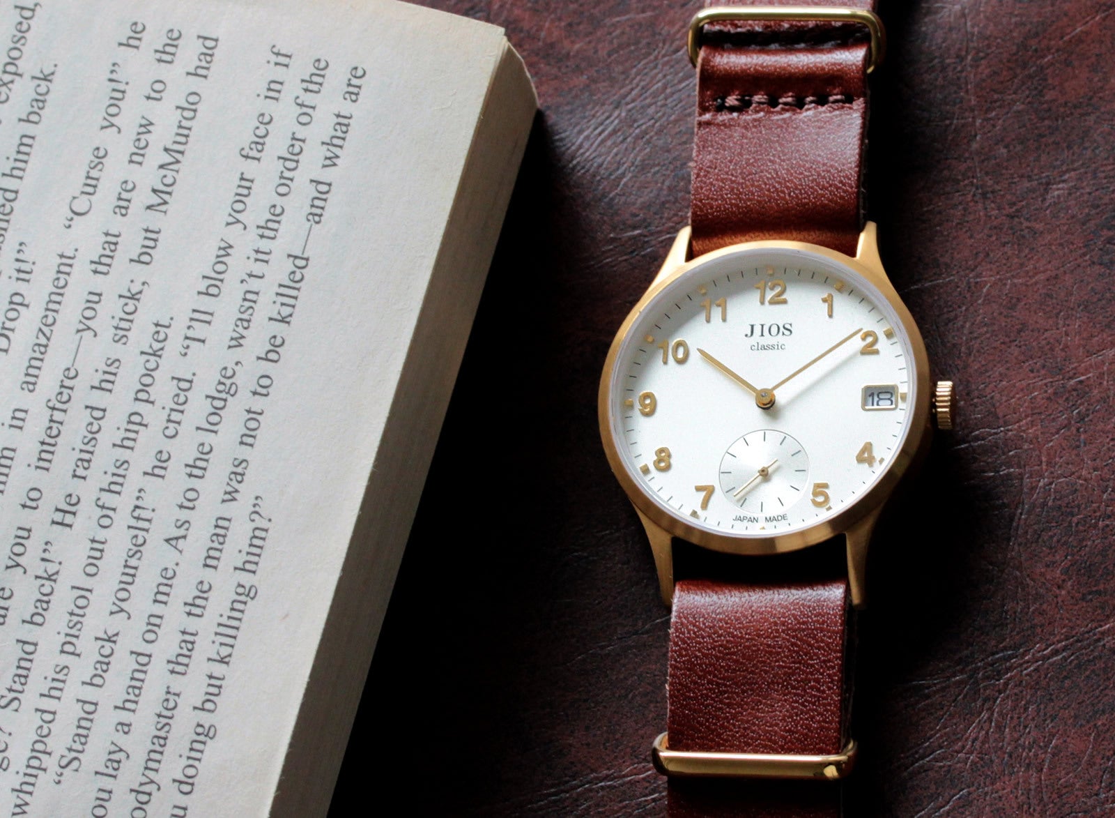 価格への挑戦】日本製クラシック腕時計＆栃木レザーベルト！地方発