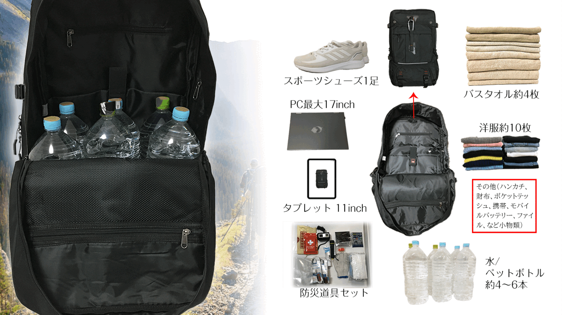 備え×冒険」進化した！ユーザーの声を反映した改良できた大容量多機能