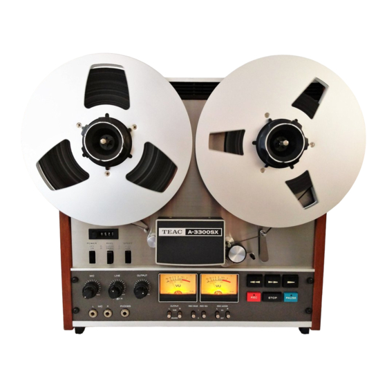 TEAC A-3300SX OWNER'S MANUAL Pdf Download | ManualsLib