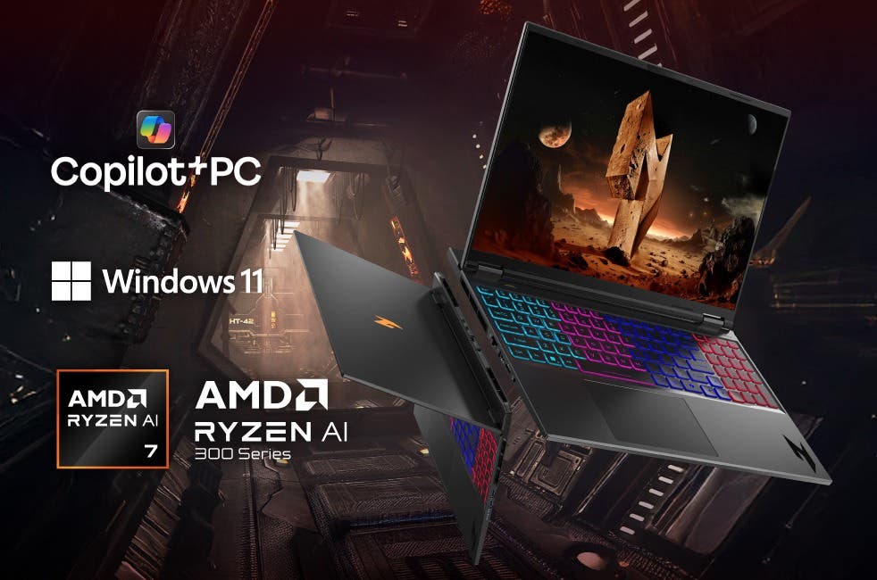 Acer Nitro 16S AI Windows 11 Home Ryzen AI 7 350 RTX 5060 16GB