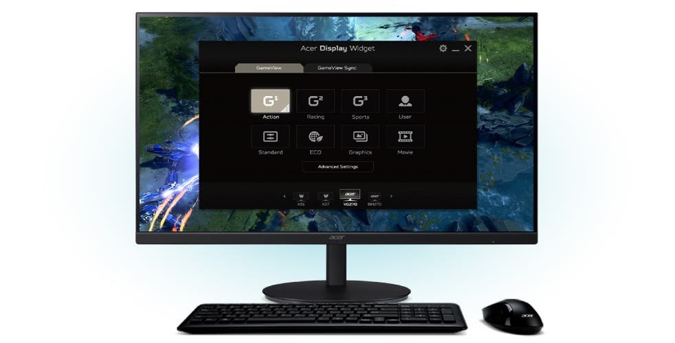 Acer 31.5インチ WQHD IPS 100Hz 1ms(VRB) 非光沢 10億7000万色 DCI-P3