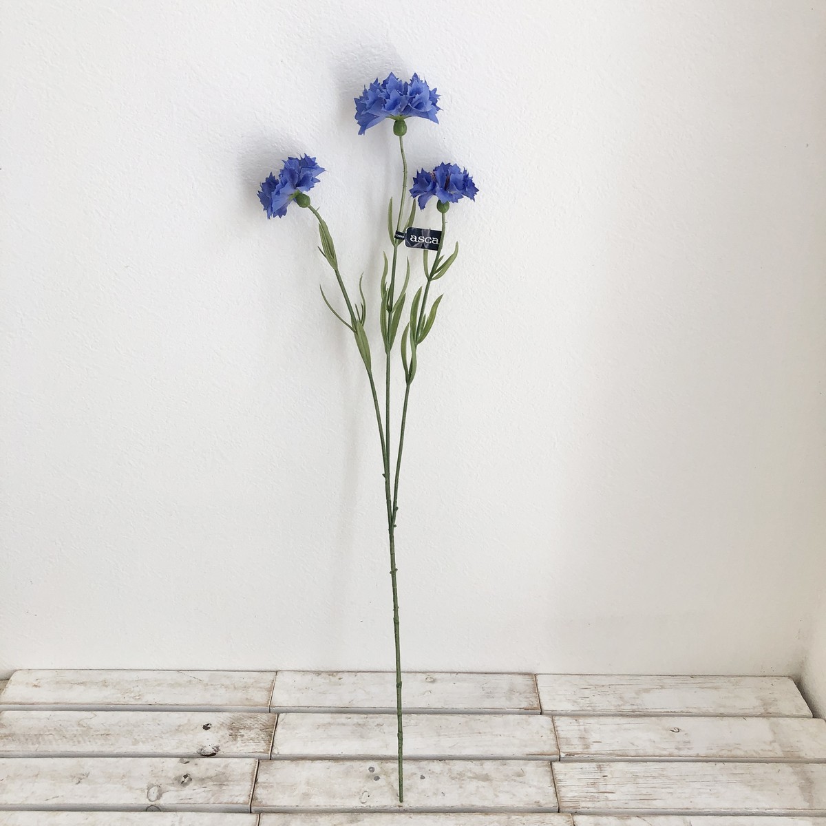 即日☆【造花】アスカ/コーンフラワー×3 #009 ブルー/A-33907-9 - 花材