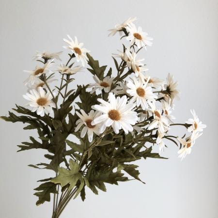 即日☆【造花】アスカ/マーガレットブッシュ×27 クリ-ムホワイト/A