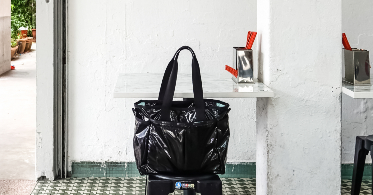 レスポートサック✕ひとりっぷ ライアントラベルトート ブラック