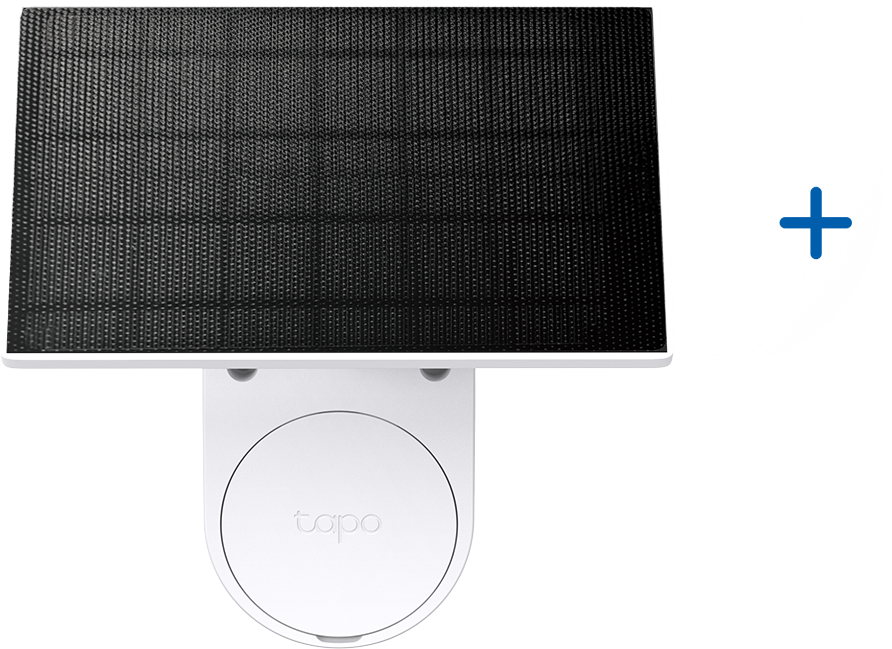 Tapo バッテリー式カメラ用ソーラーパネル 360°調節 Tapo A201