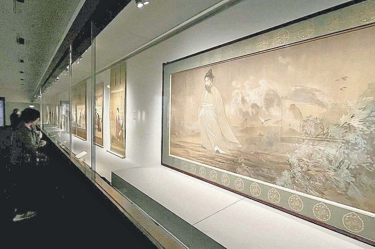 日本画巨匠 横山大観に迫る 県立美術館展覧会前期が開幕：日刊県民福井Web