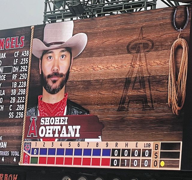 大谷翔平「大ひげ」でカウボーイに変身!? エンゼルス「カントリー