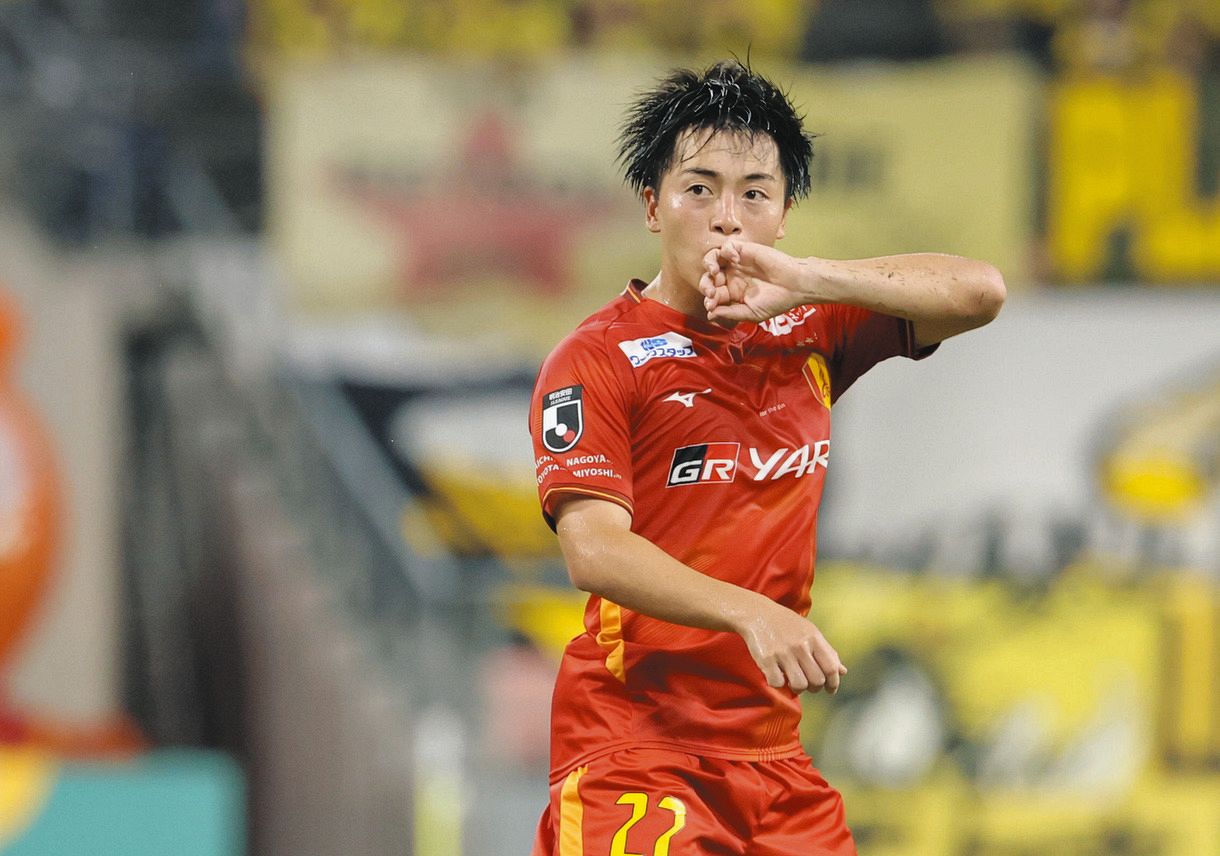 名古屋グランパス、FW相馬勇紀が町田移籍へ 今夏にポルトガル1部