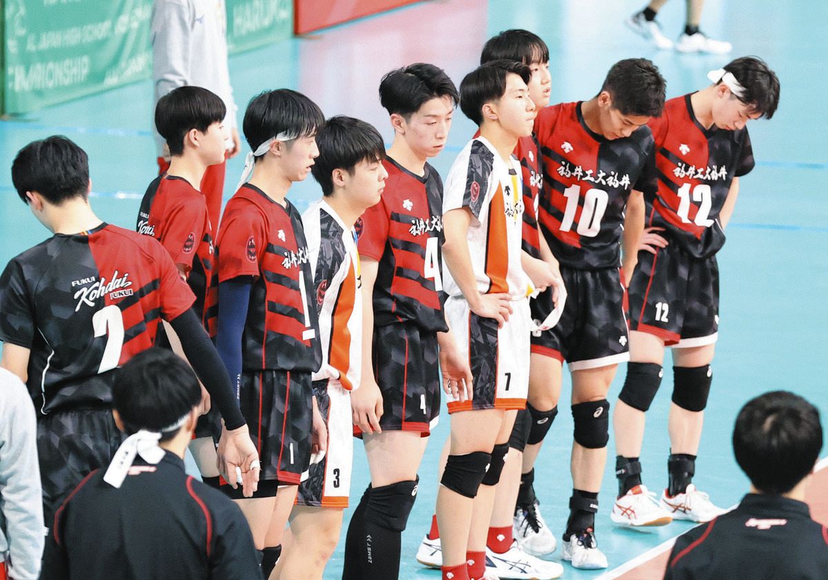 春高バレー男子、福井工大福井は準々決勝で敗退 市尼崎の長身ブロック
