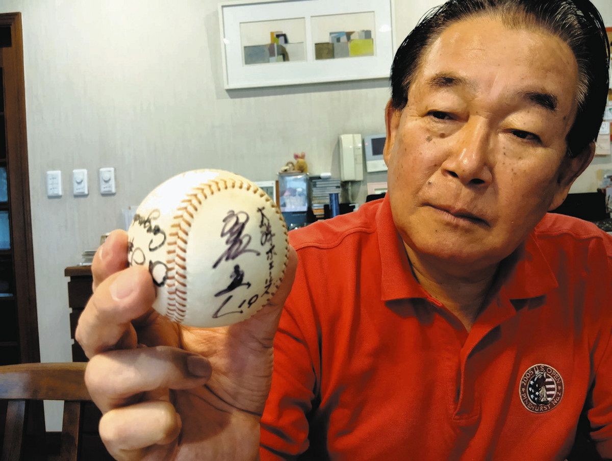 サインが二つのお宝ボール 着実に出番が増える鈴木孝政、いよいよ初