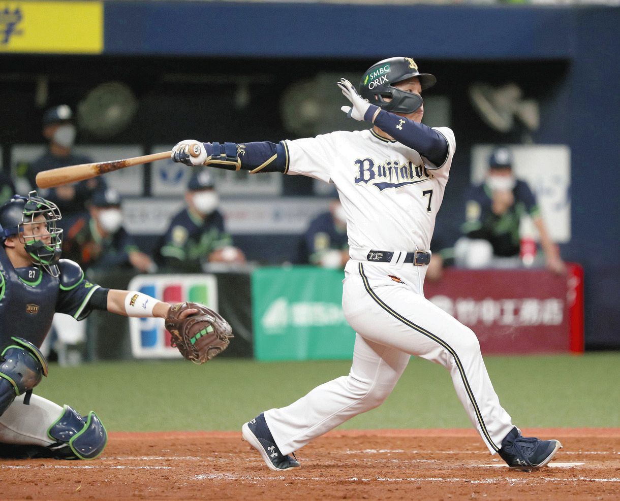 オリックス吉田正尚が日本シリーズ1号！バックスクリーン右へ豪快