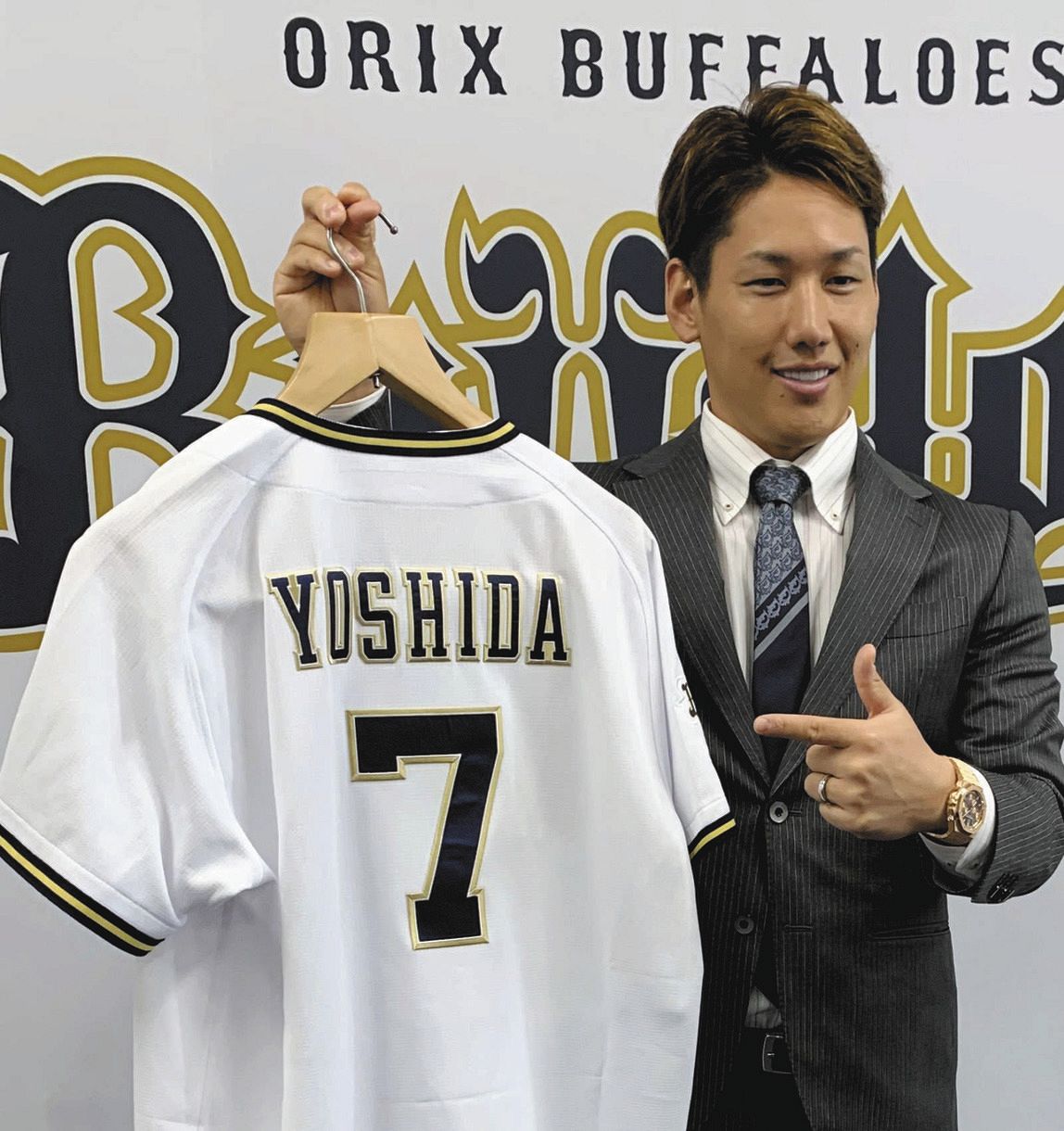 オリックス】吉田正尚、背番号「7」への変更は“ひらめき” 12月に決断