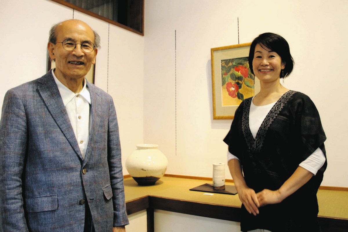 陶芸と日本画、親子で共演 可児で近藤さん作品展：中日新聞Web