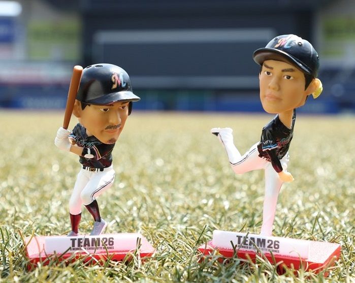 ボブルヘッド人形』第2、3弾は荻野貴司と佐々木朗希 「BLACK SUMMER