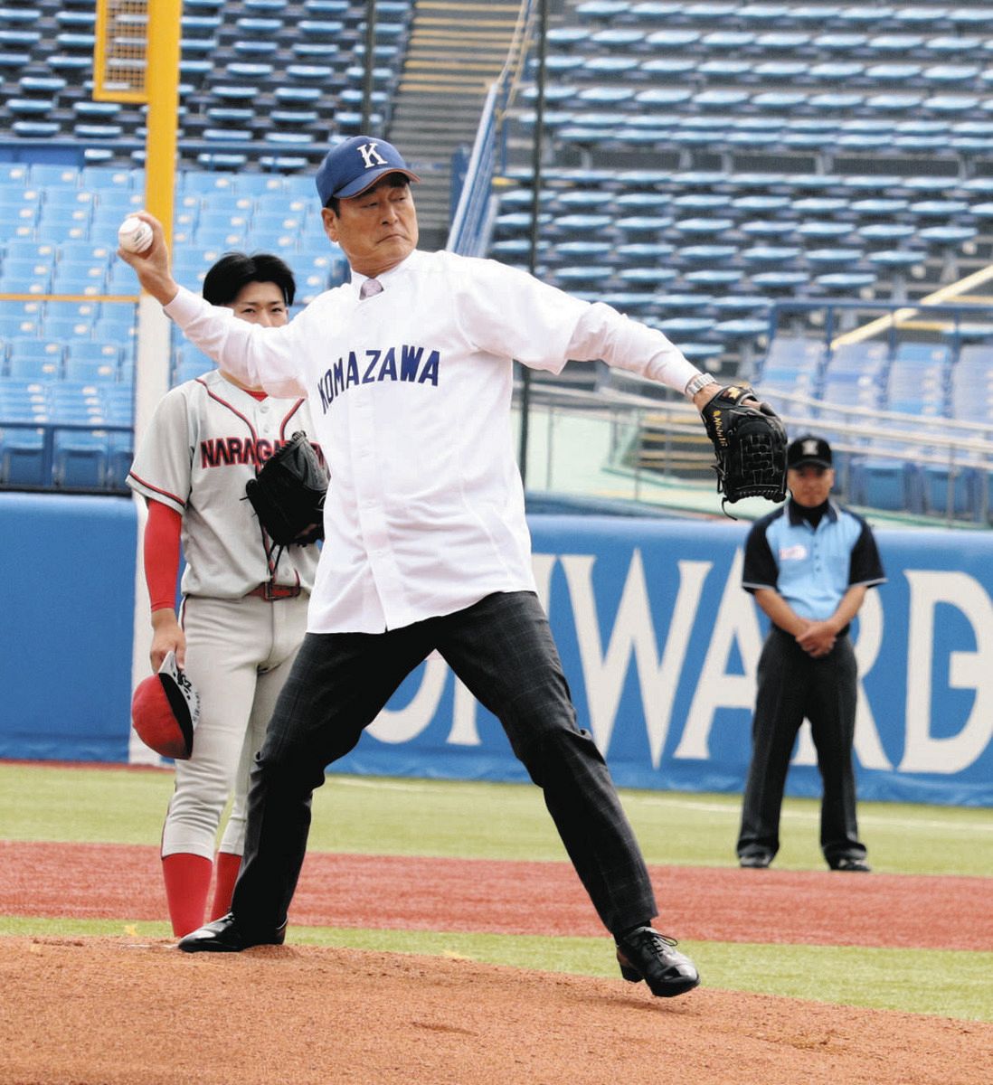 全日本大学野球選手権】50年前駒大で優勝の元巨人・中畑清さん、神宮で