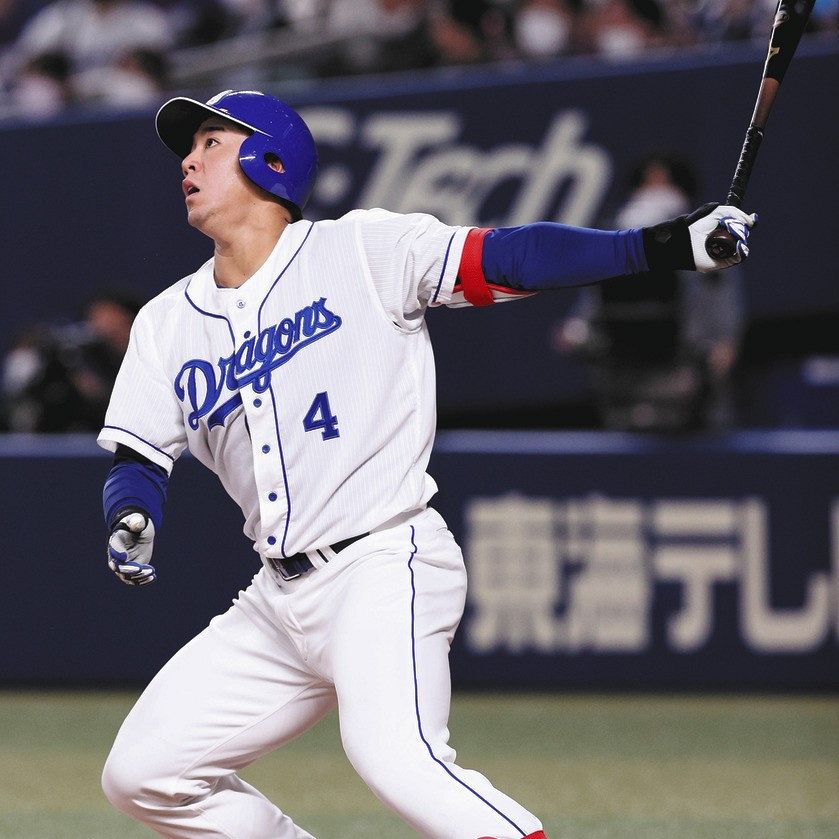 中日】鵜飼航丞、プロ1号の反撃2ラン！ バンテリンドームナゴヤ公式戦