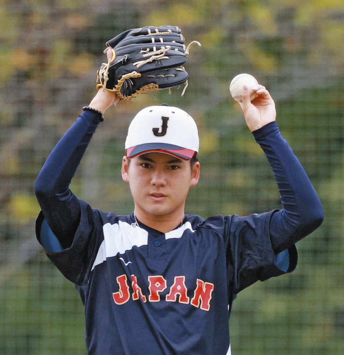 侍ジャパン】最年少の中日・金丸夢斗「本当に優しい先輩ばかり」合宿で