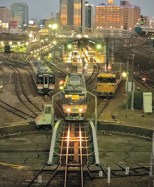SL時代の遺産「転車台」88年の歴史に幕 JR東海の名古屋車両区：中日新聞Web