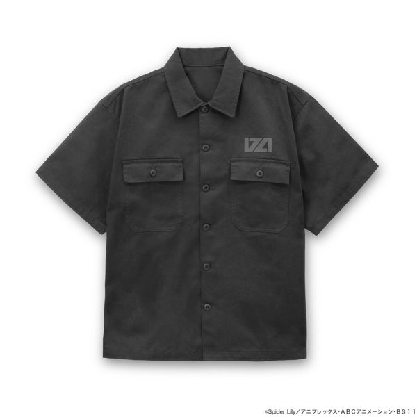 アパレル: リコリス・リコイル リコリス ワークシャツ GRAY XXL