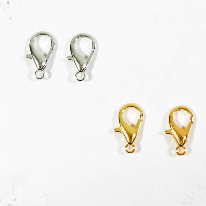 カニカン約10×18mm/金具 留め金具/アクセサリーパーツ/ハンドメイド