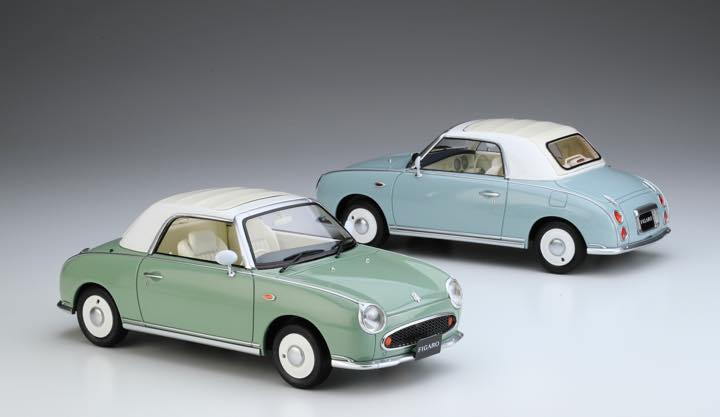 これは絶妙に懐かしい！日産フィガロがミニカーで蘇るぞ